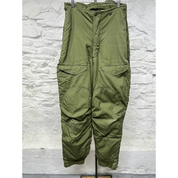 Vtg 70s US Air Force Cargo Pants Extreme Cold Weather Trouser Type F-1B USAF - Picture 1 of 12